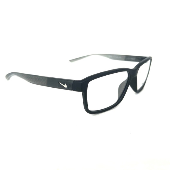 New NIKE Frames Matte Black 7092 010 55 14 140 Live Free Acetate Menβs Glasses - Picture 5 of 9